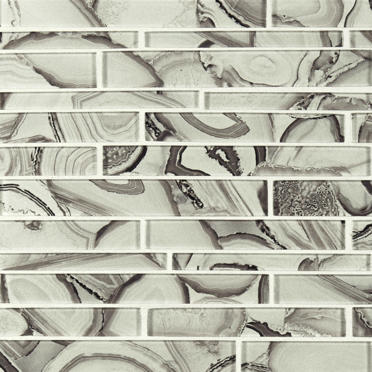 Super Nova Interlocking mosaic tile in vibrant colors, 5/16 inch thick, made by MSI Surfaces