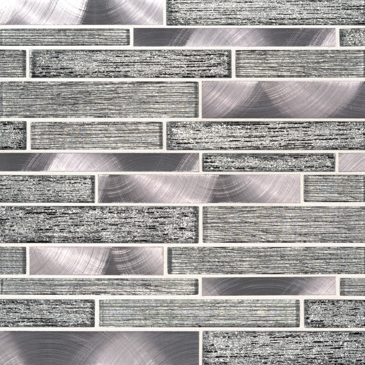 Volcanic Luxe Interlocking mosaic tile in a rich volcanic color, 5/16 inch thick, made by MSI Surfaces