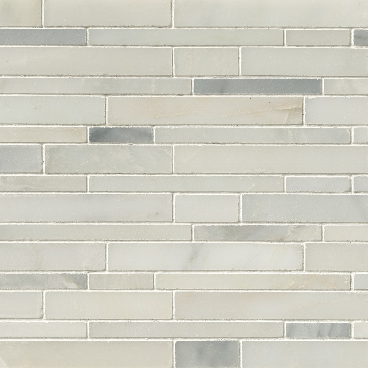 Greecian White Interlocking Mosaic
