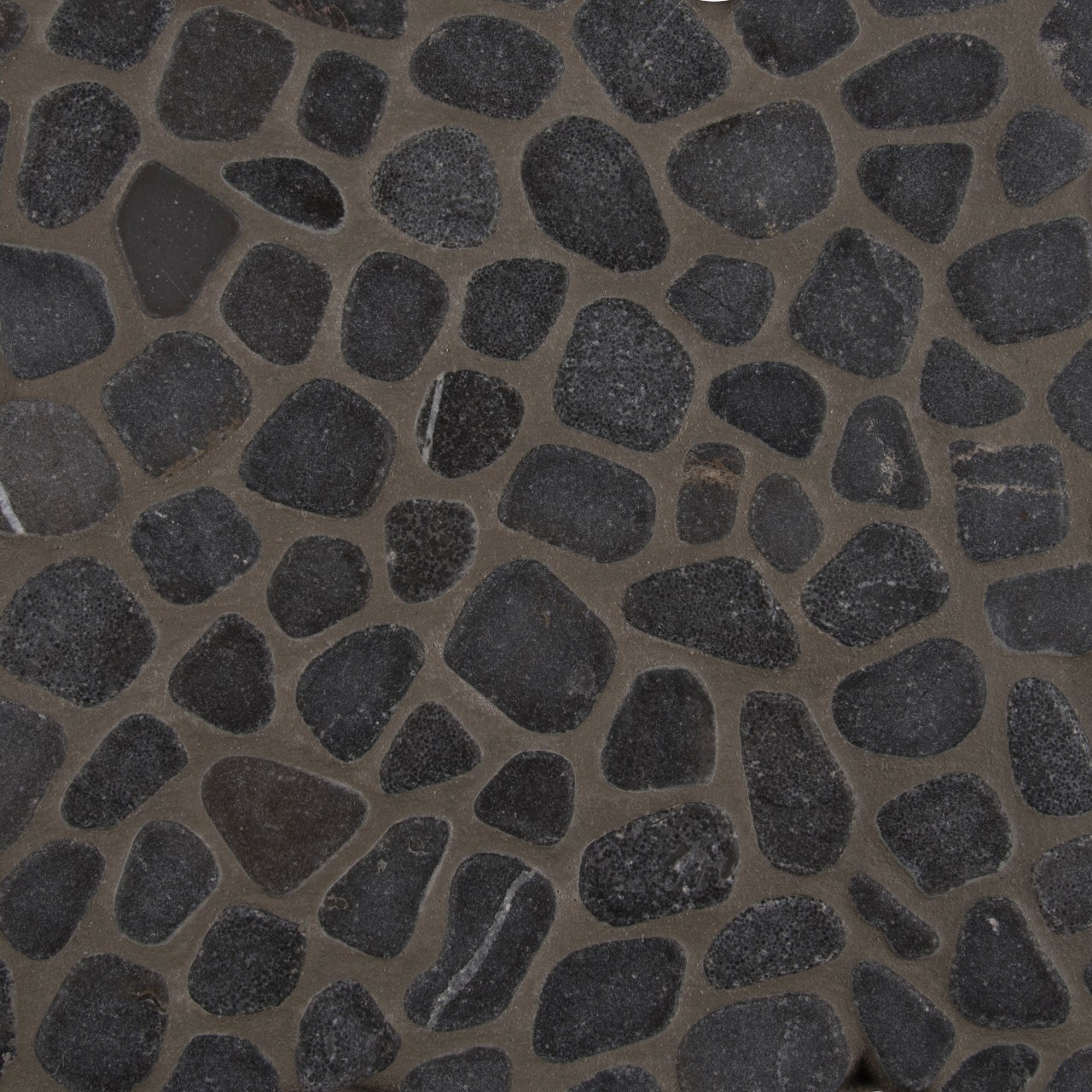 Black Pebbles Mesh Backed
