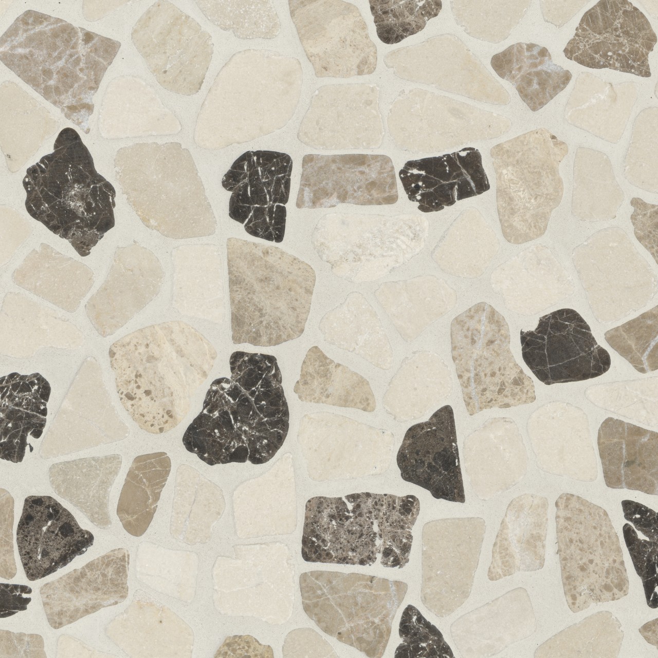 Mix Marble Pebbles Mesh Backed