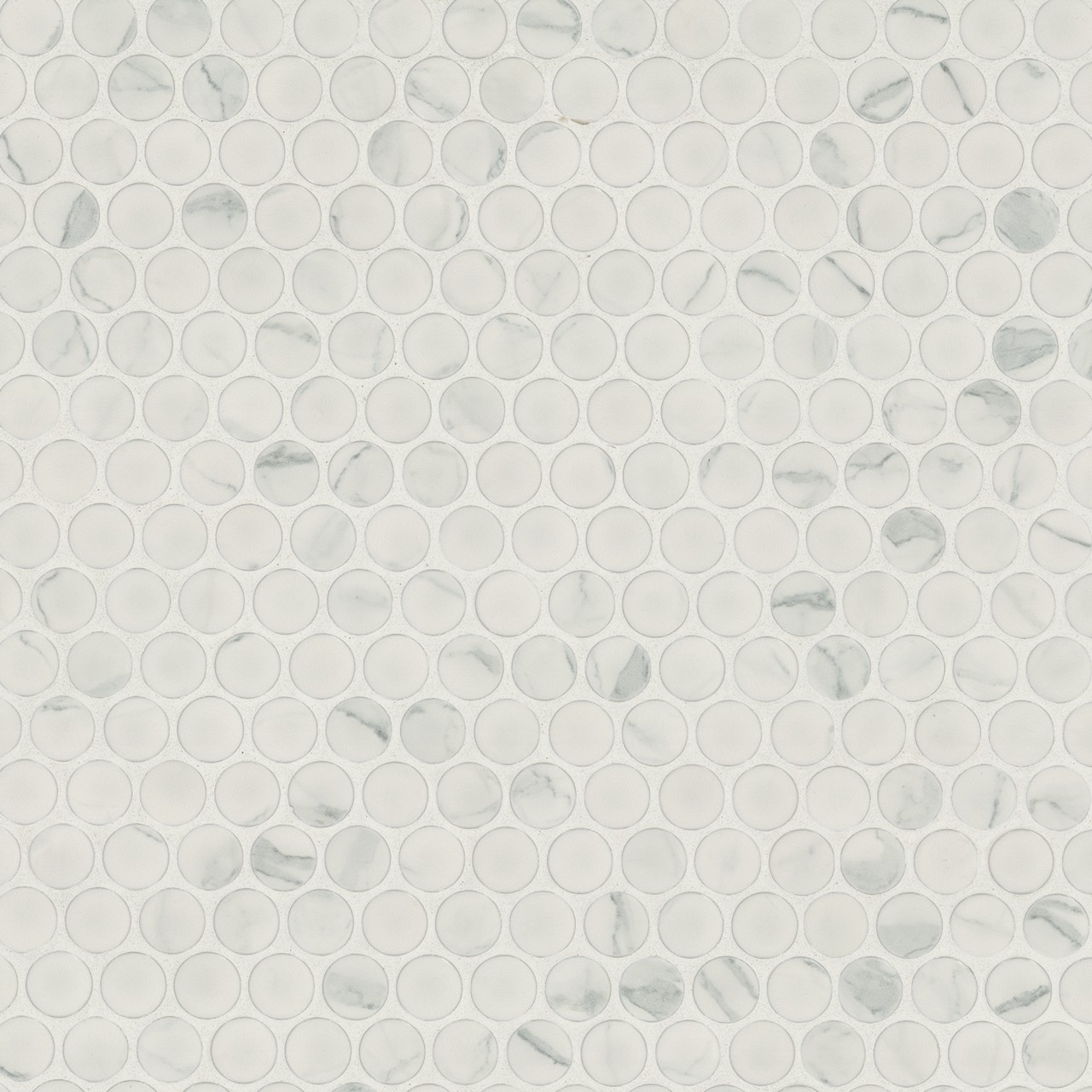 Carrara Penny Round