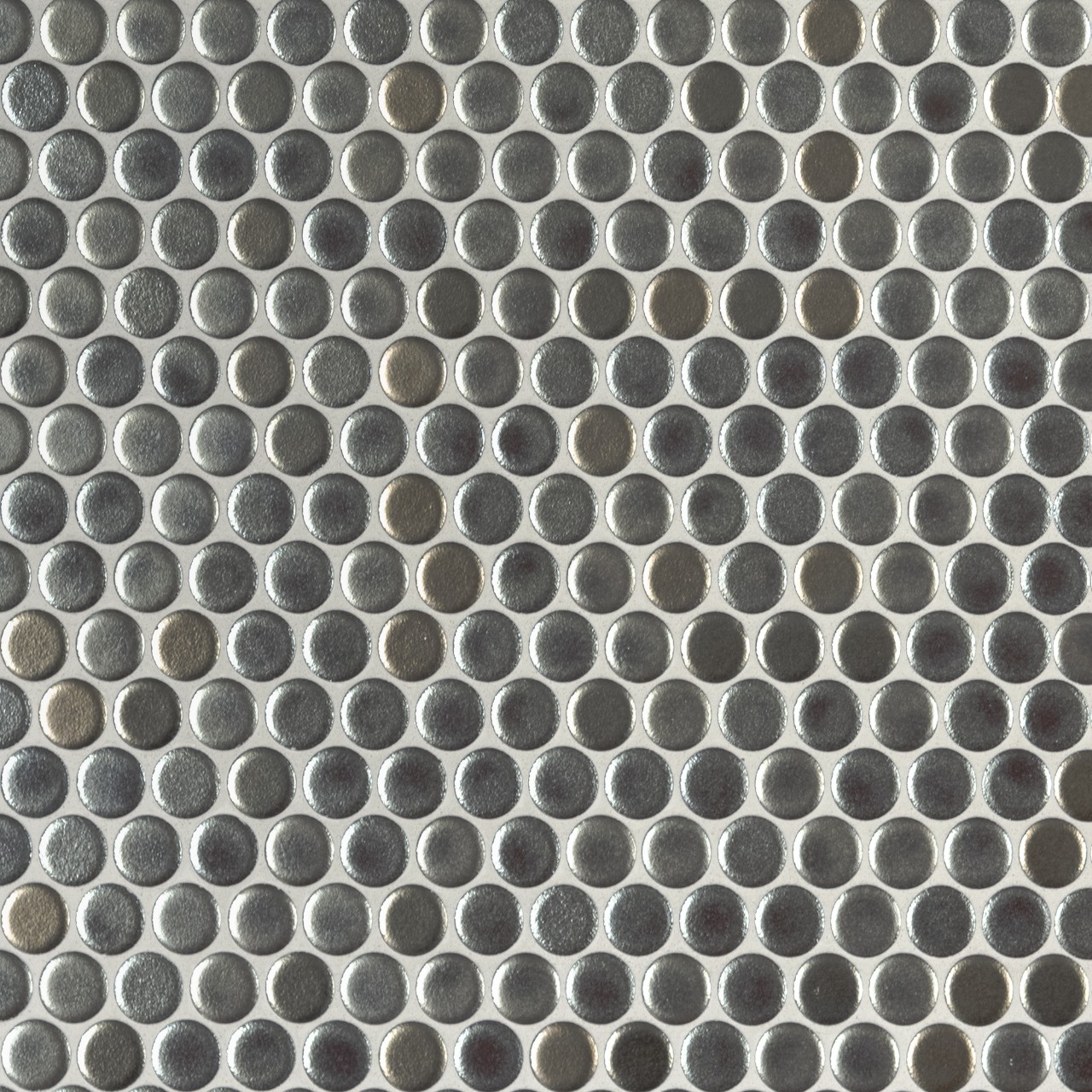 Penny Round Metallico