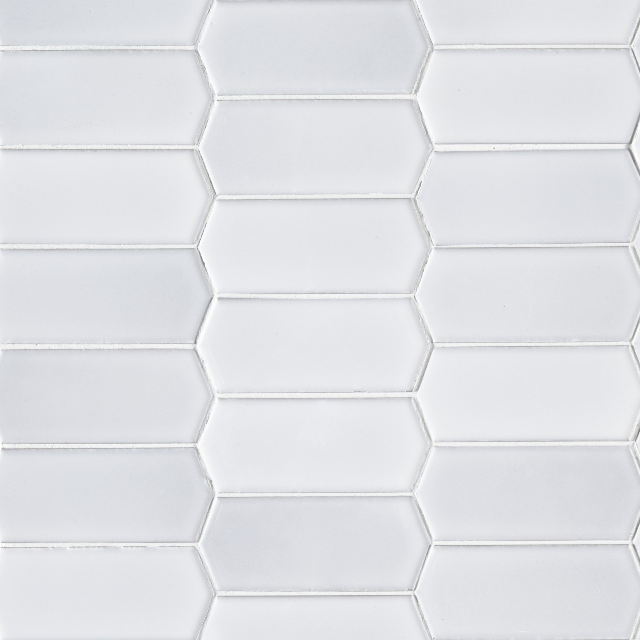 White Glossy Picket 8mm