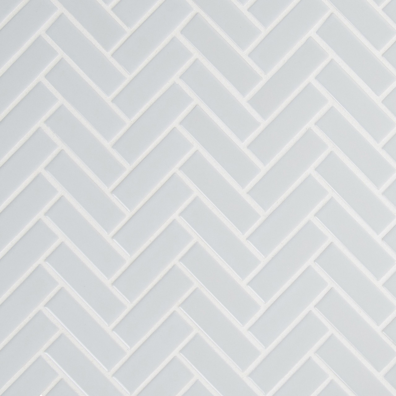 Gray Glossy Herringbone 6mm