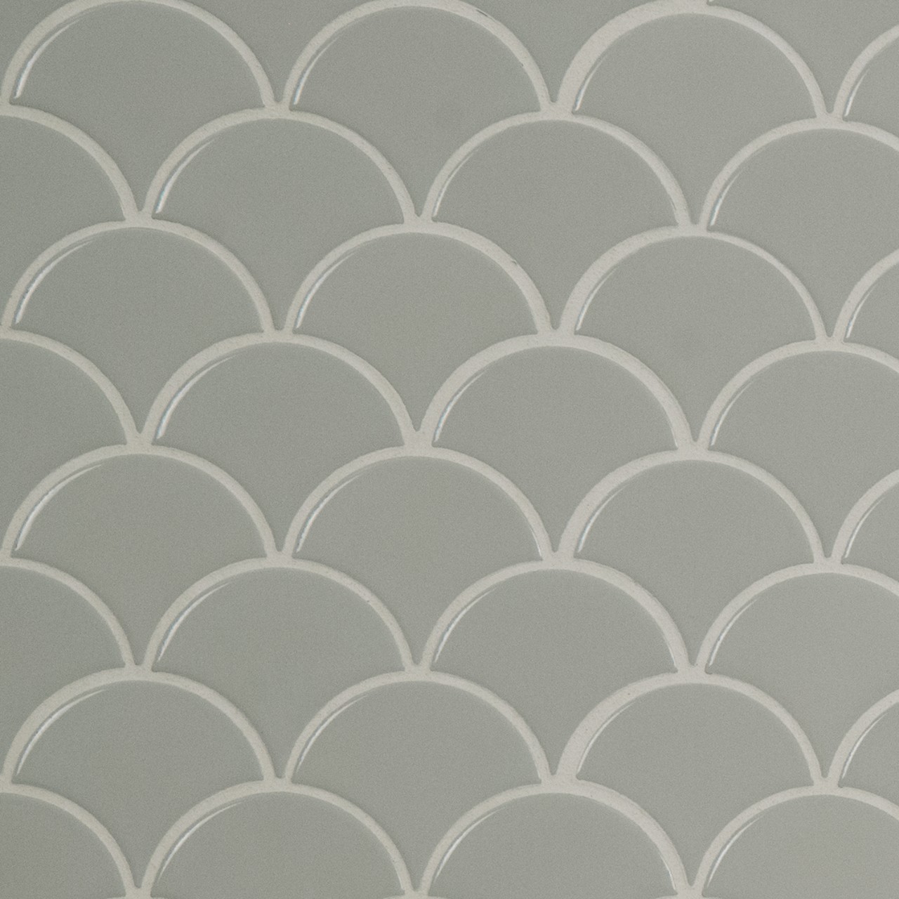 Gray Scallop Glossy 6mm