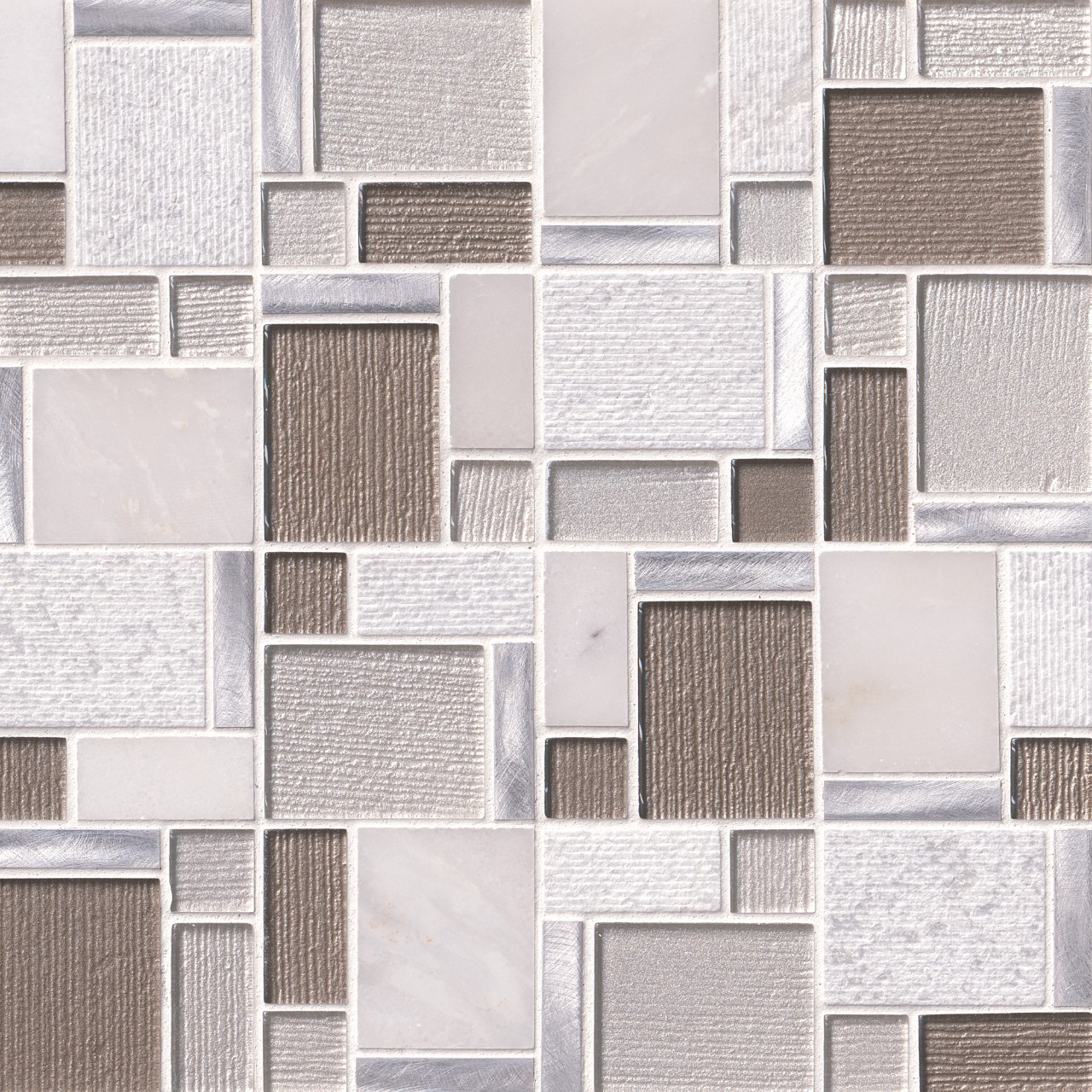 Magica Pattern Mosaic Tile in vibrant colors, 1/4 inch thickness, made of durable material
