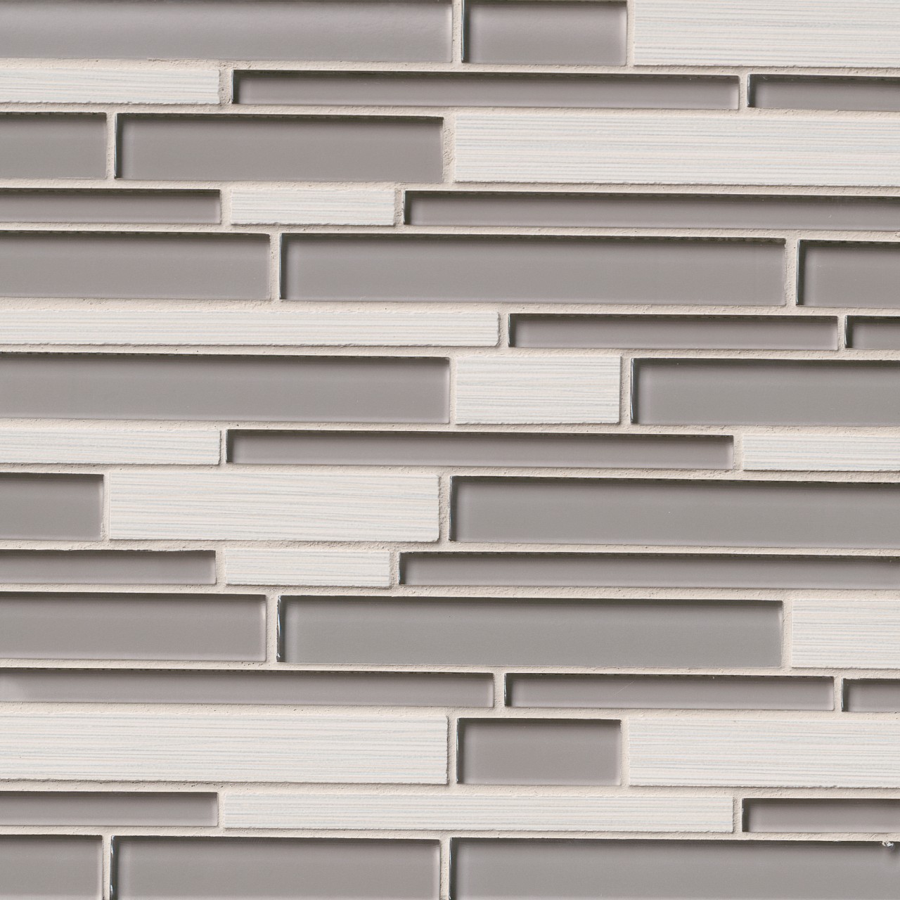 Metro Glacier Blend Interlocking Mosaic Tile in a blend of cool colors, 0.31 inch thick, made by MSI Surfaces