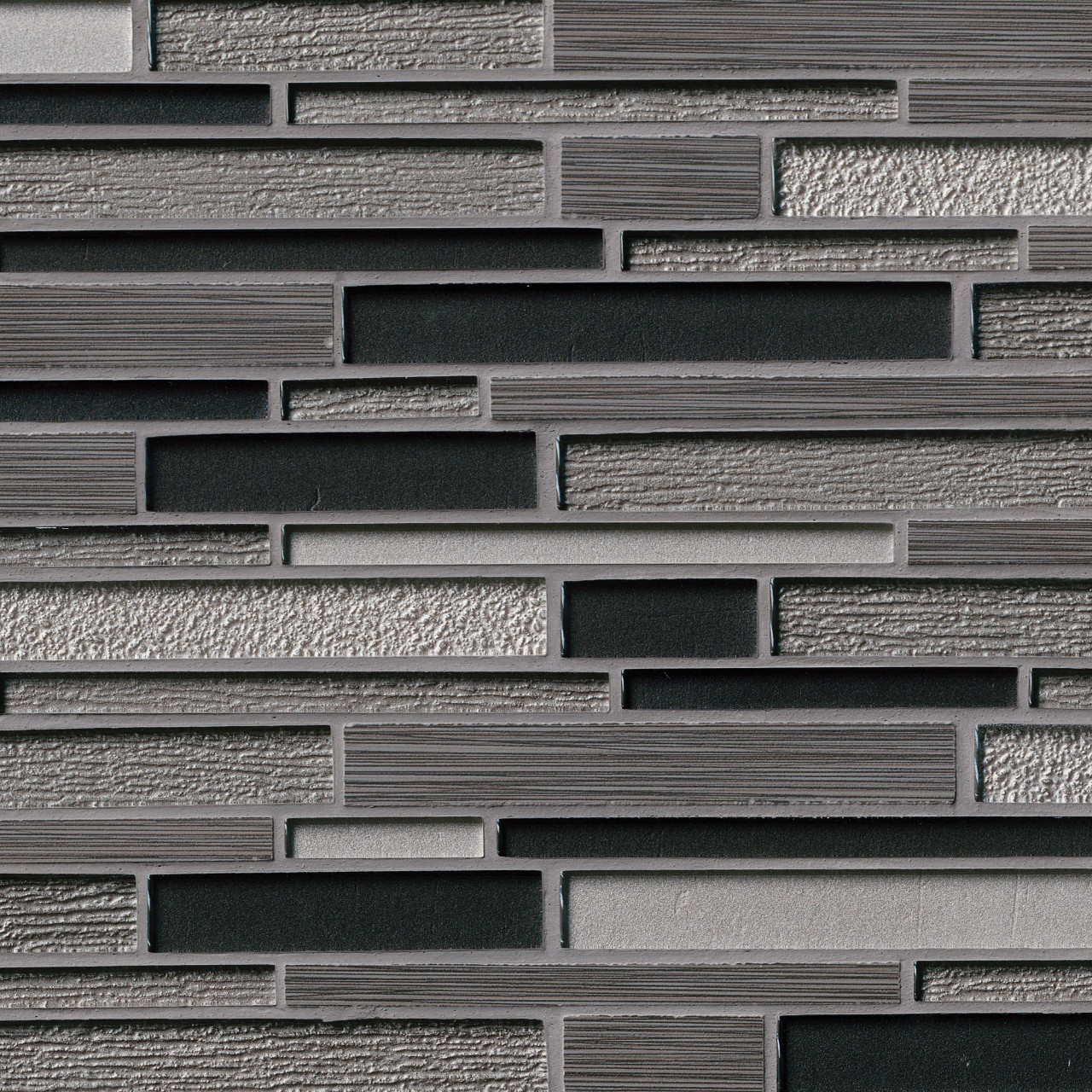 Metro Gris Blend Interlocking Mosaic Tile, gray blend, 5/16 thickness, MSI Surfaces