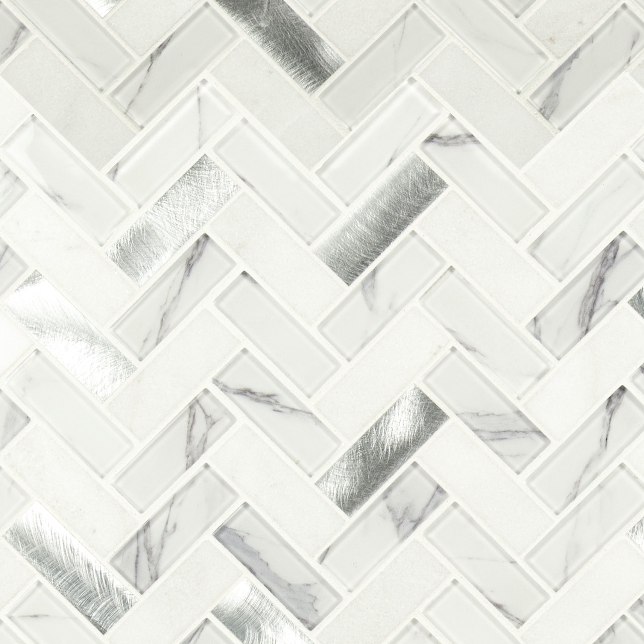Bytle Bianco Herringbone