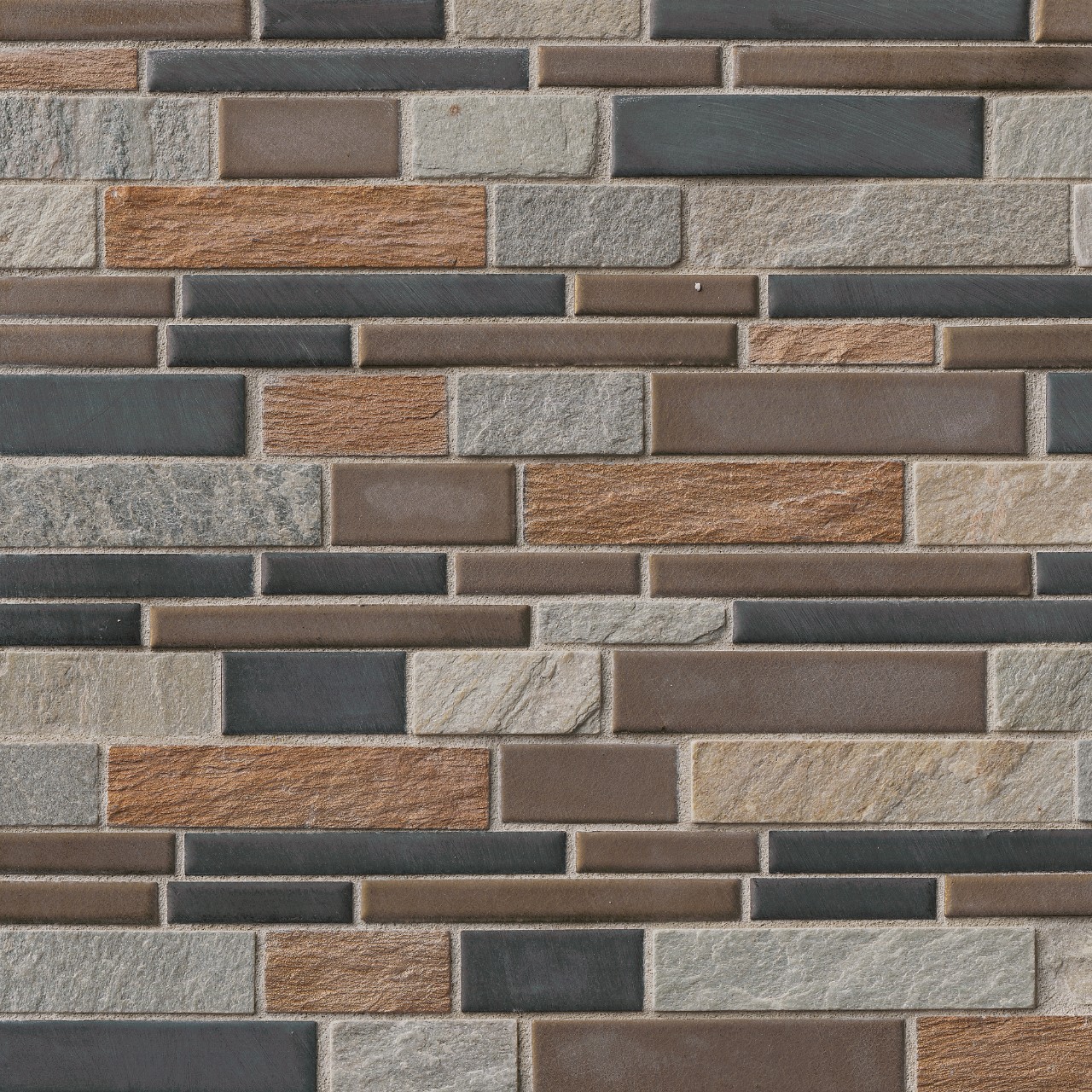Cobrello Interlocking mosaic tile in rich color, 5/16 thickness, made of durable material