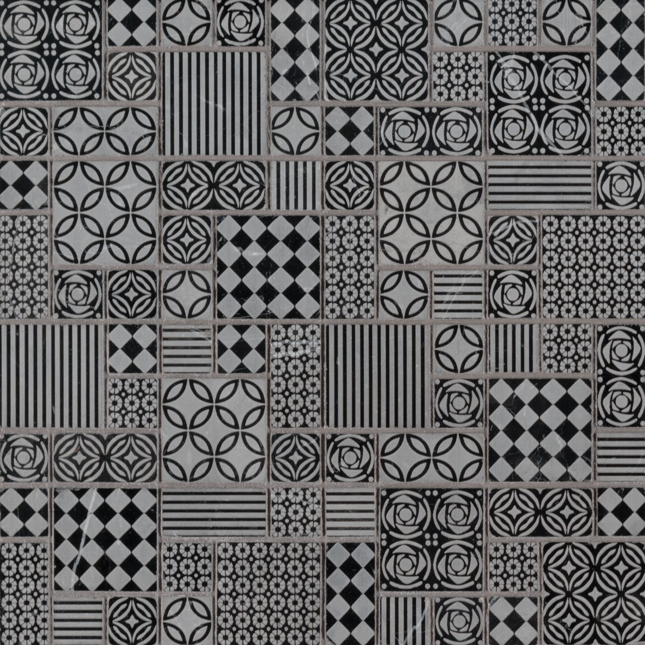 Tetris Nero Mosaic