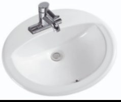 Ceramic White Top-Mount Sink