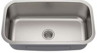 Stainless Steel 18ga Undermount Single Bowl Sink 30"