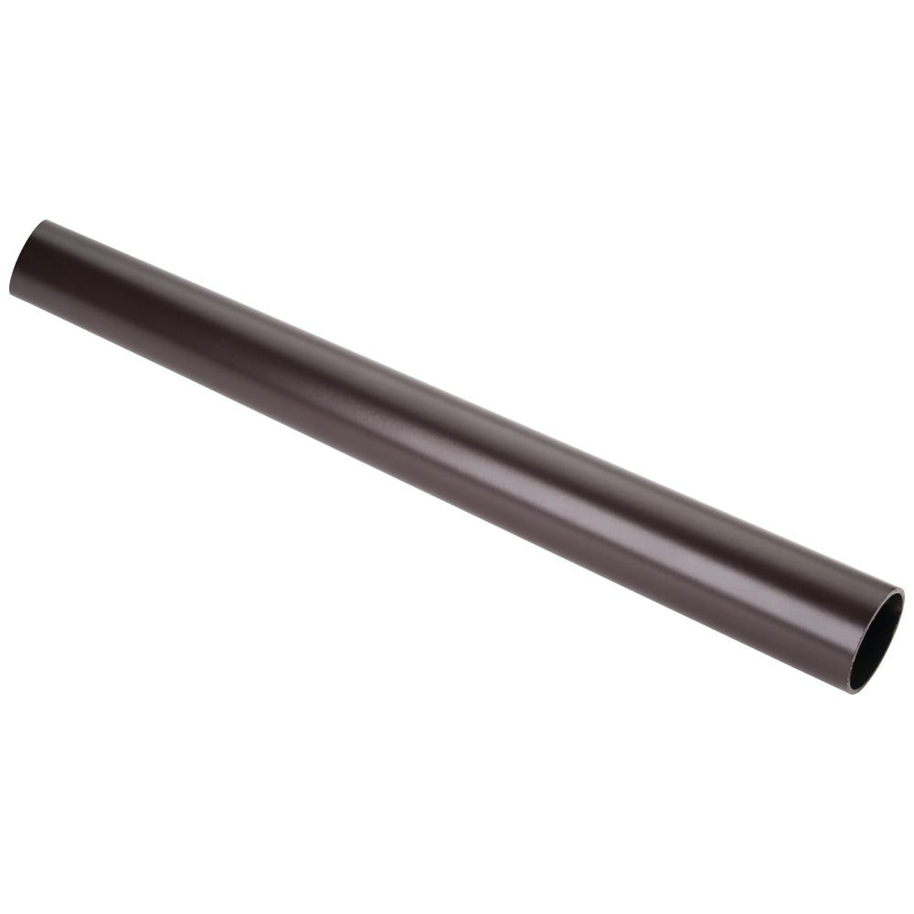 4 Boxes of 6 Dark Bronze 1" Diameter x 8' Long Round Aluminum Closet Rods