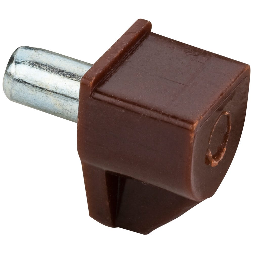 Plastic Shelf Support with 5 mm Steel Pin - durable plastic material, functional hardware, perfect for shelving