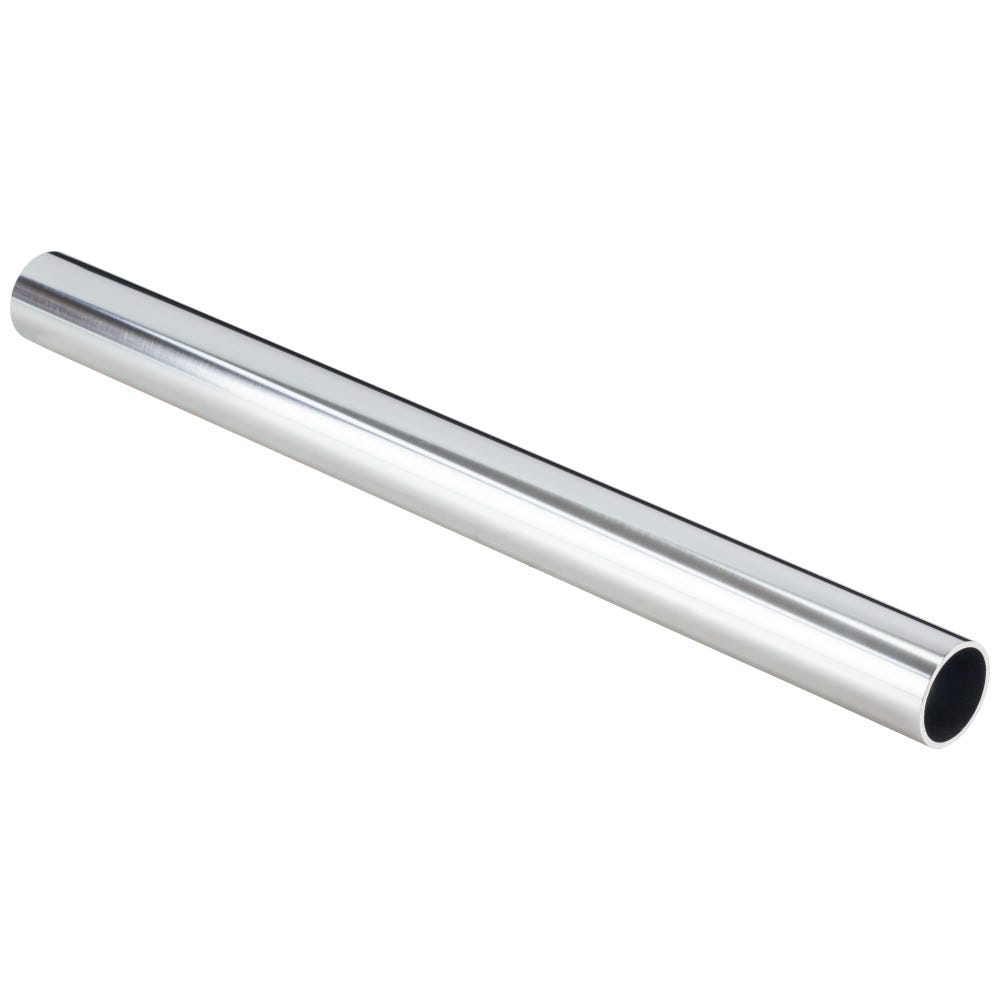 1-5/16" x 92" Round Chrome Steel Closet Rods, set of 6, durable and stylish finish