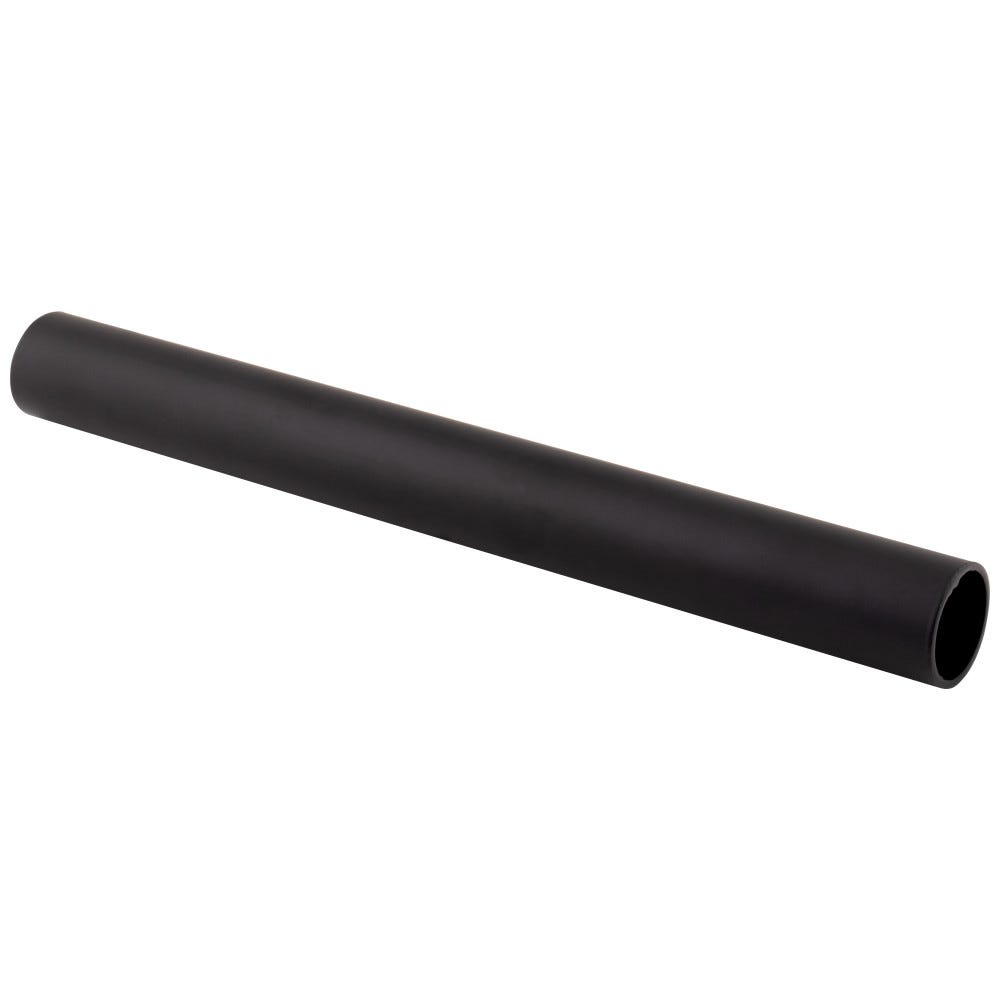 1-5/16" x 92" Round Matte Black Steel Closet Rods - set of 6 for stylish organization