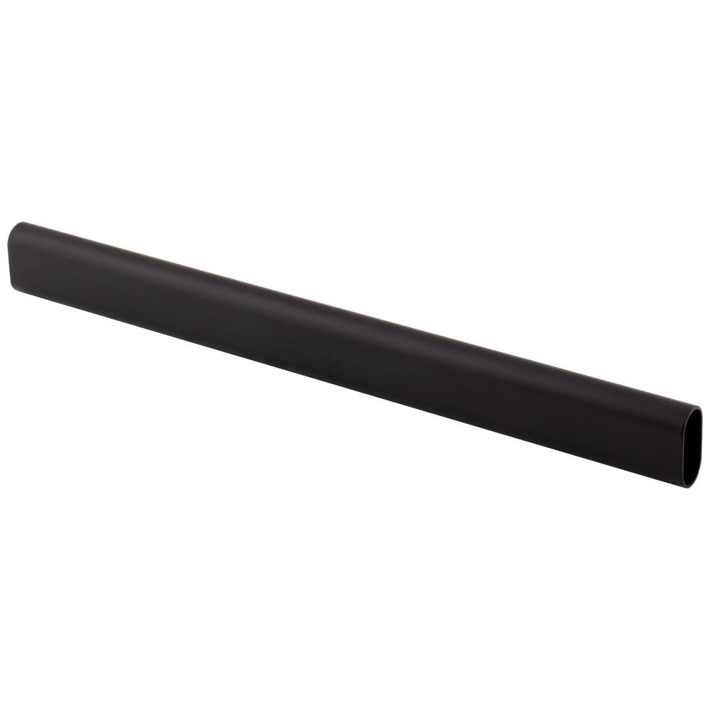 4 Boxes of 10 Matte Black Oval Steel Closet Rods, 1.0 mm thickness, 8' long, durable steel material
