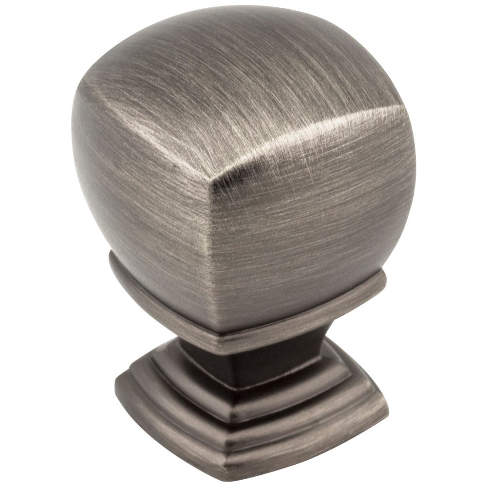 1" Overall Length Cabinet Knob in Pewter, Oil Rubbed Bronze, Chrome, and Nickel finishes, Decorative Hardware by Jeffrey Alexander