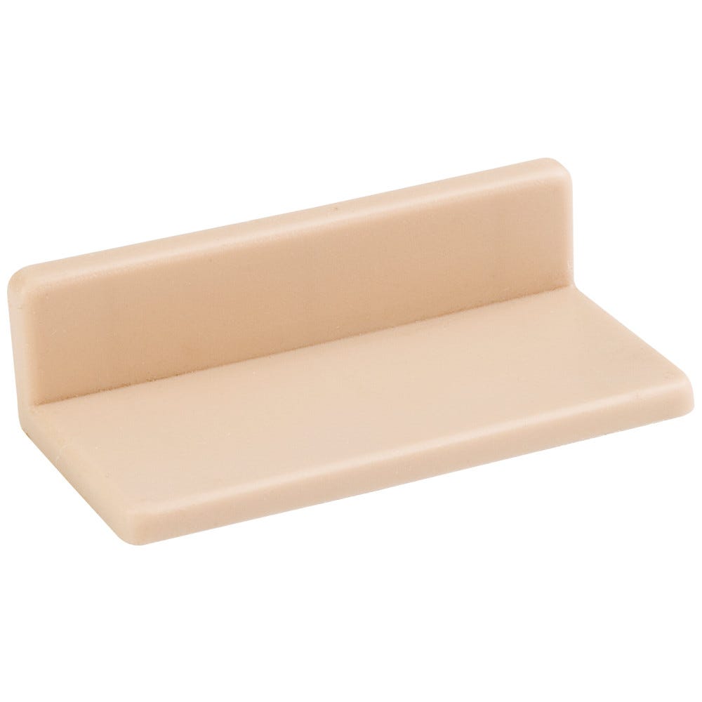 Beige Plastic Cover for 9453007 Drawer Bracket in beige color, made of durable plastic, designed for seamless cabinetry finish.