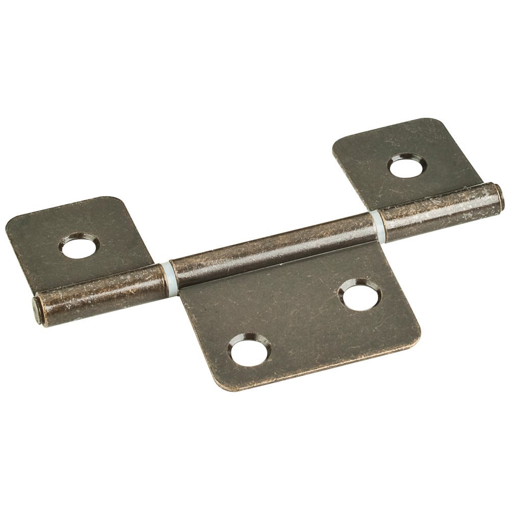 3-1/2" Three Leaf Non-Mortise Hinge Without Screws