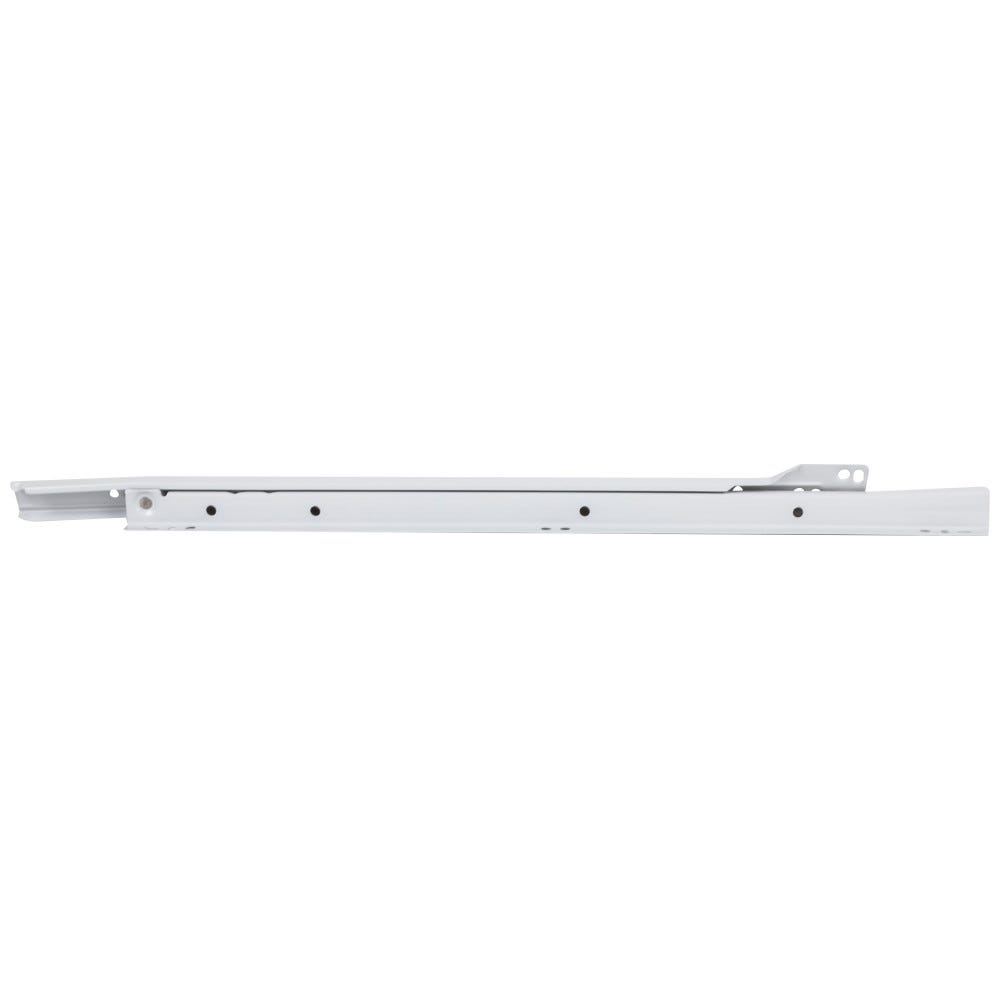 18" Cream White Self-Closing Drawer Slide 1.0 mm Bulk Pack Hardware Resources