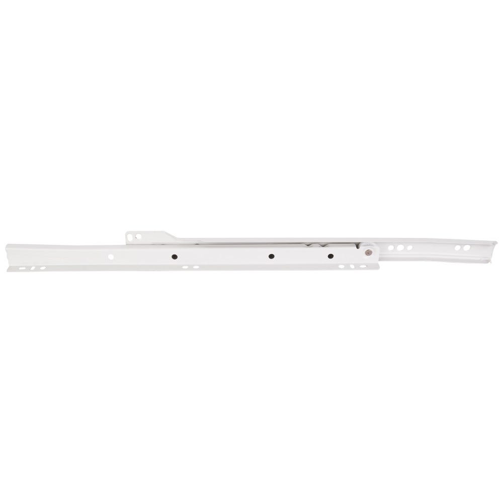 20" Cream White Self-Closing Drawer Slide for Cabinet Left - 1.0 mm durable material