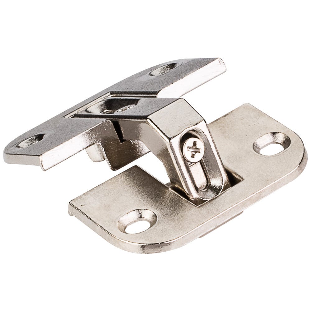 Zinc Pie Corner Hinge in sleek zinc finish for corner applications, durable and stylish functional hardware