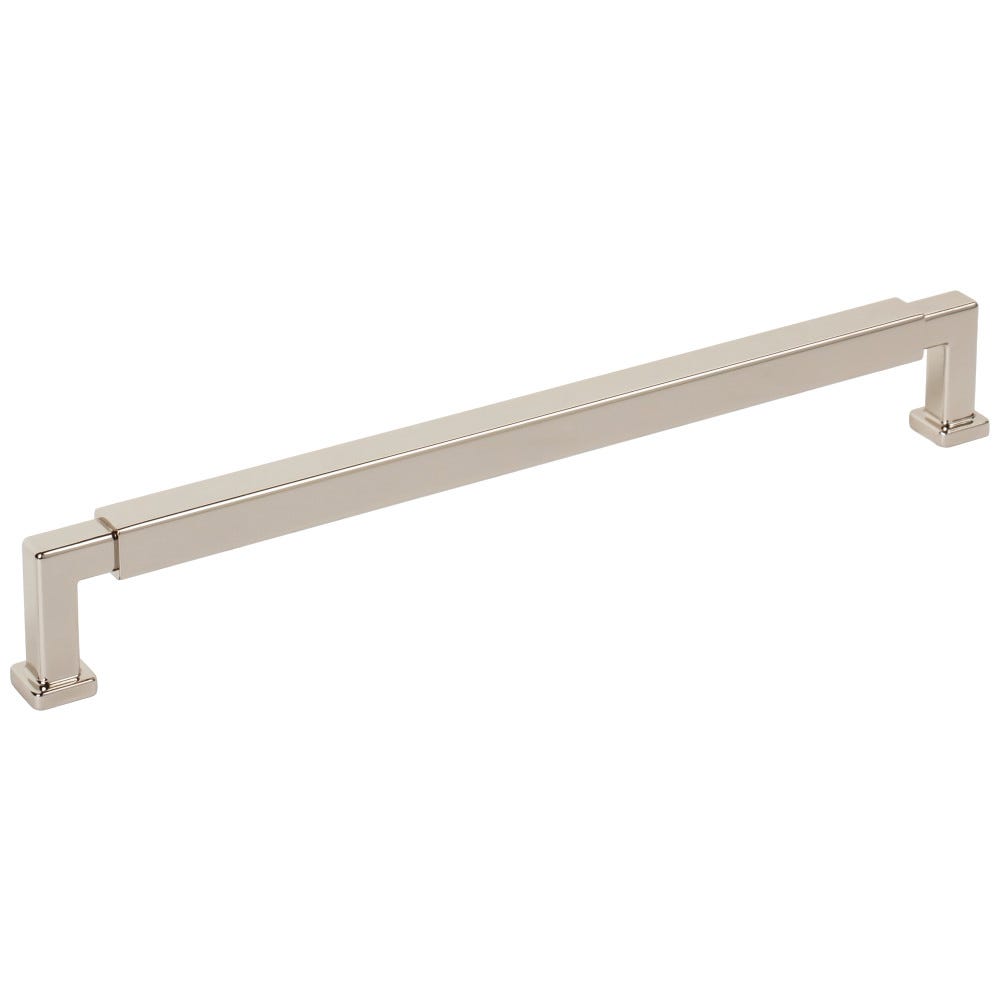 Nash 9-3/8" Overall Length Cabinet Pull in Matte Black finish, decorative hardware for cabinets