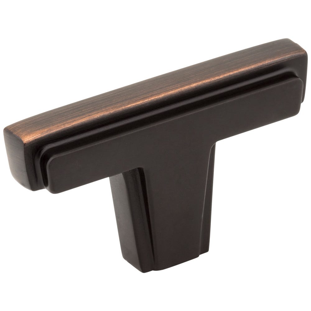 2" Overall Length Cabinet "T" Knob