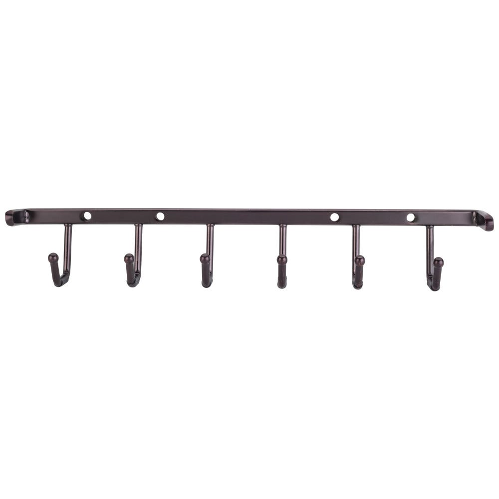 11" Screw Mounted Belt Rack in brushed oil rubbed bronze finish, perfect for organizing belts