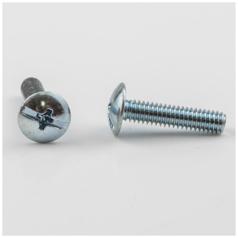 8-32 x 3/4" Truss Phil Machine Screw in steel finish, ideal for functional hardware applications