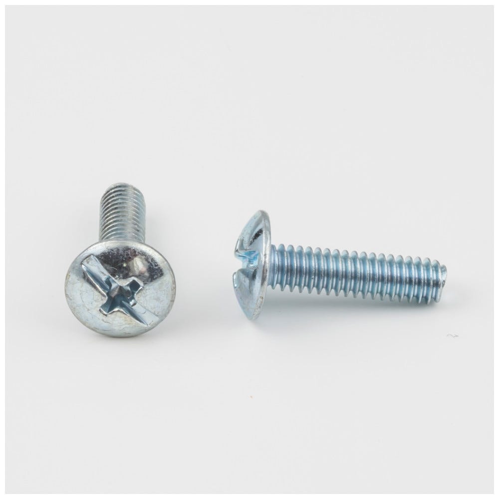 8-32 X 5/8" Truss Head Machine Screw, Phillips Drive.