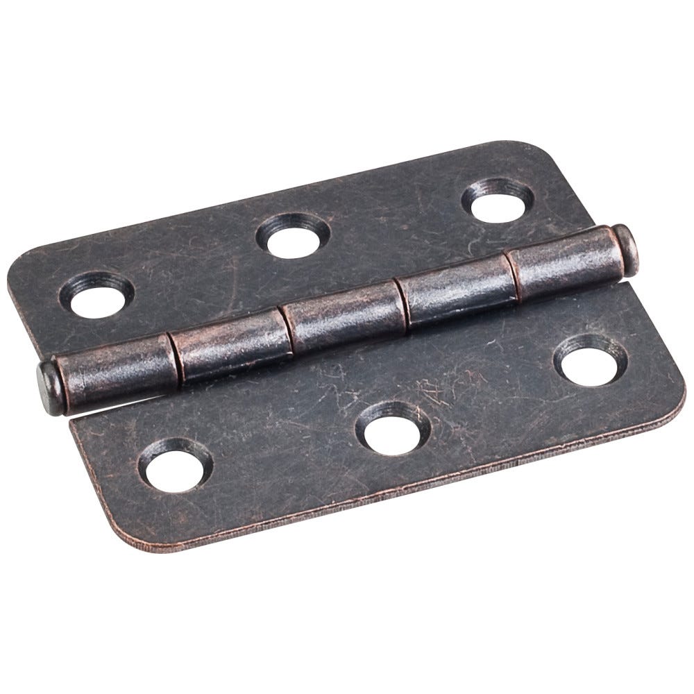 2-1/2" X 2" Radius Corner Swaged Butt Hinge