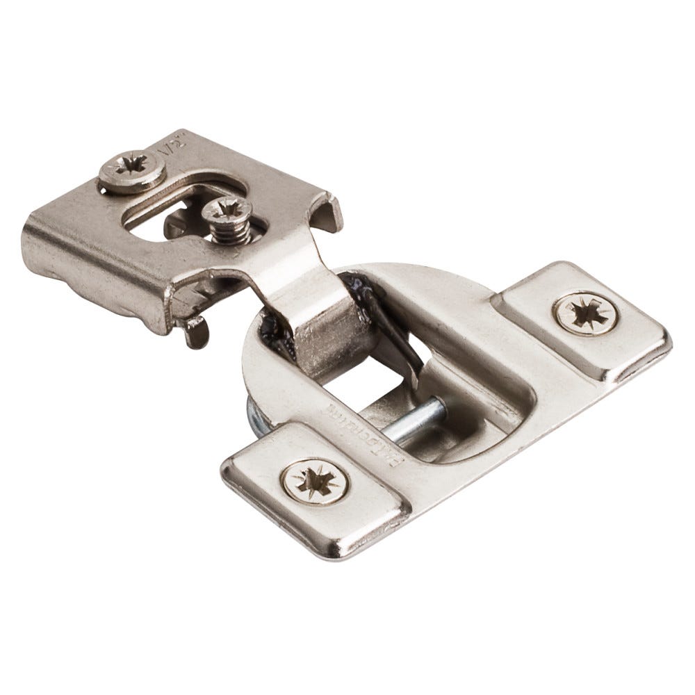 1/2" Overlay Compact Hinge With Cam Adj & 4 Tabs With Dowels Us Pat 7.653.967