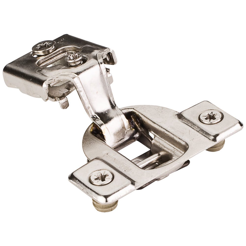 1" Overlay Cam Adjustable Face Frame Compact Hinge With Dowels