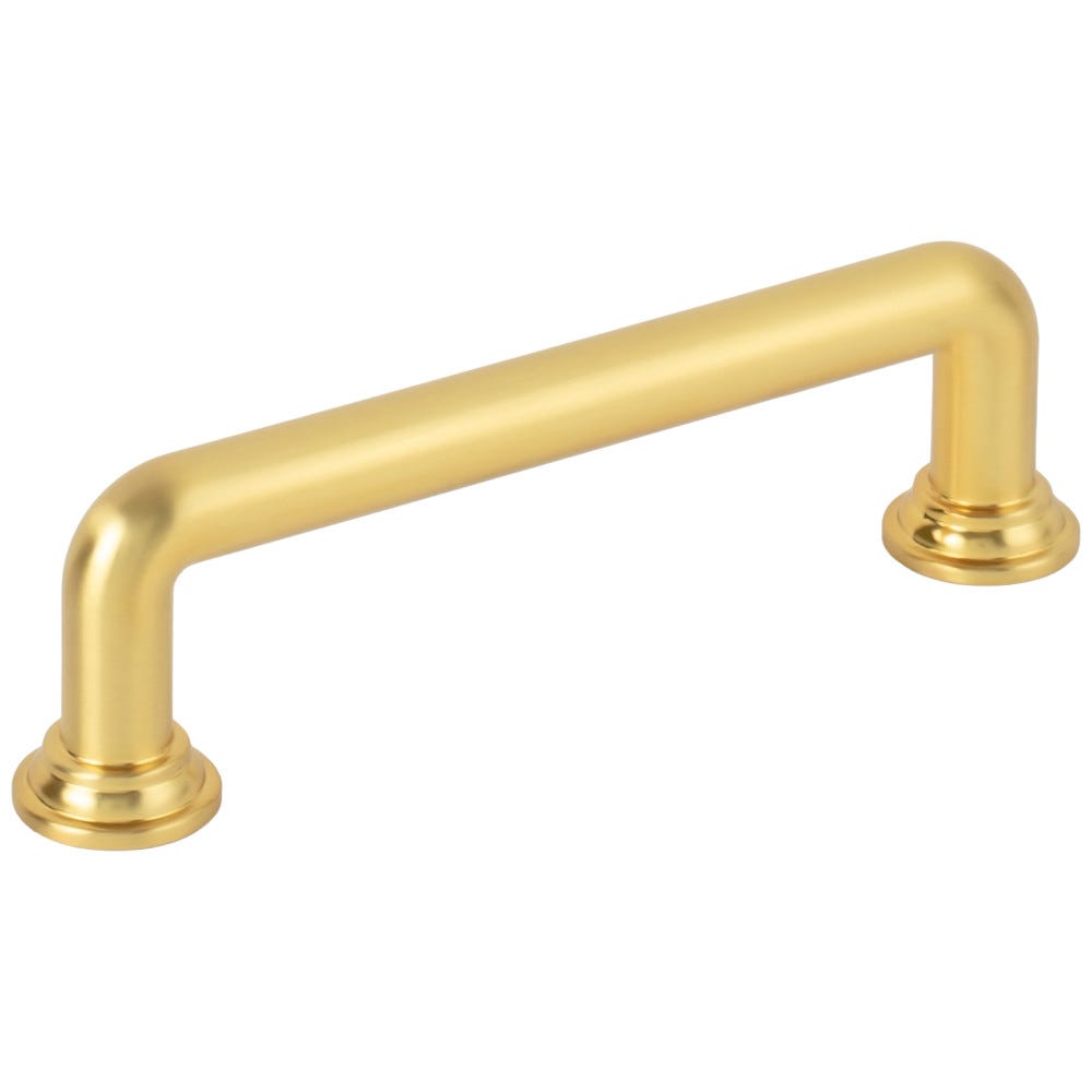 4-1/2" Overall Length Cabinet Pull in Polished Chrome, Brushed Gold, Satin Nickel, Matte Black, Satin Bronze finishes, Decorative Hardware by Jeffrey Alexander
