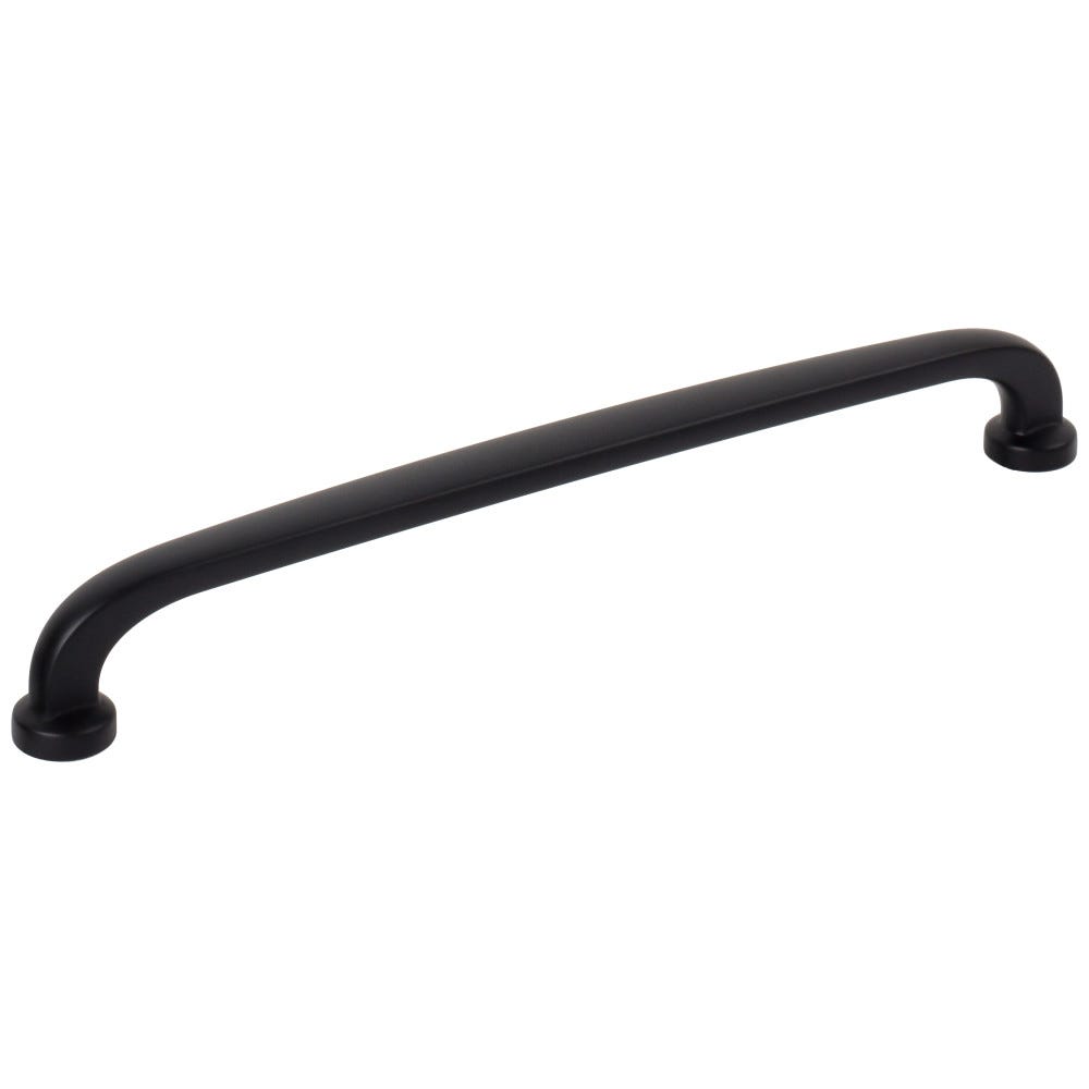 Weser 8-3/16" Cabinet Pull in Matte Black finish, decorative hardware for cabinets