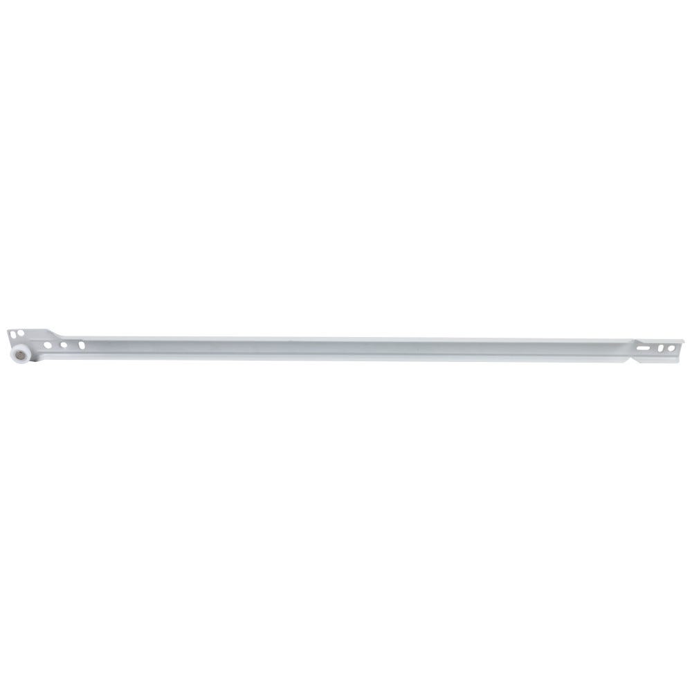 575 mm V-Notch Non-Self-Closing Single Captive Slide in silver finish, functional hardware for cabinetry