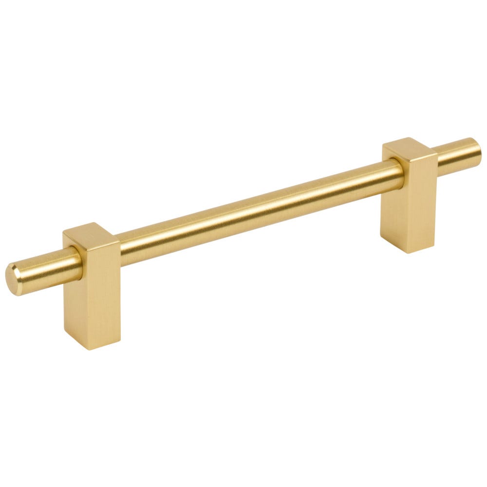Larkin 7-3/8" Cabinet Pull in Matte Black finish, decorative hardware for cabinets