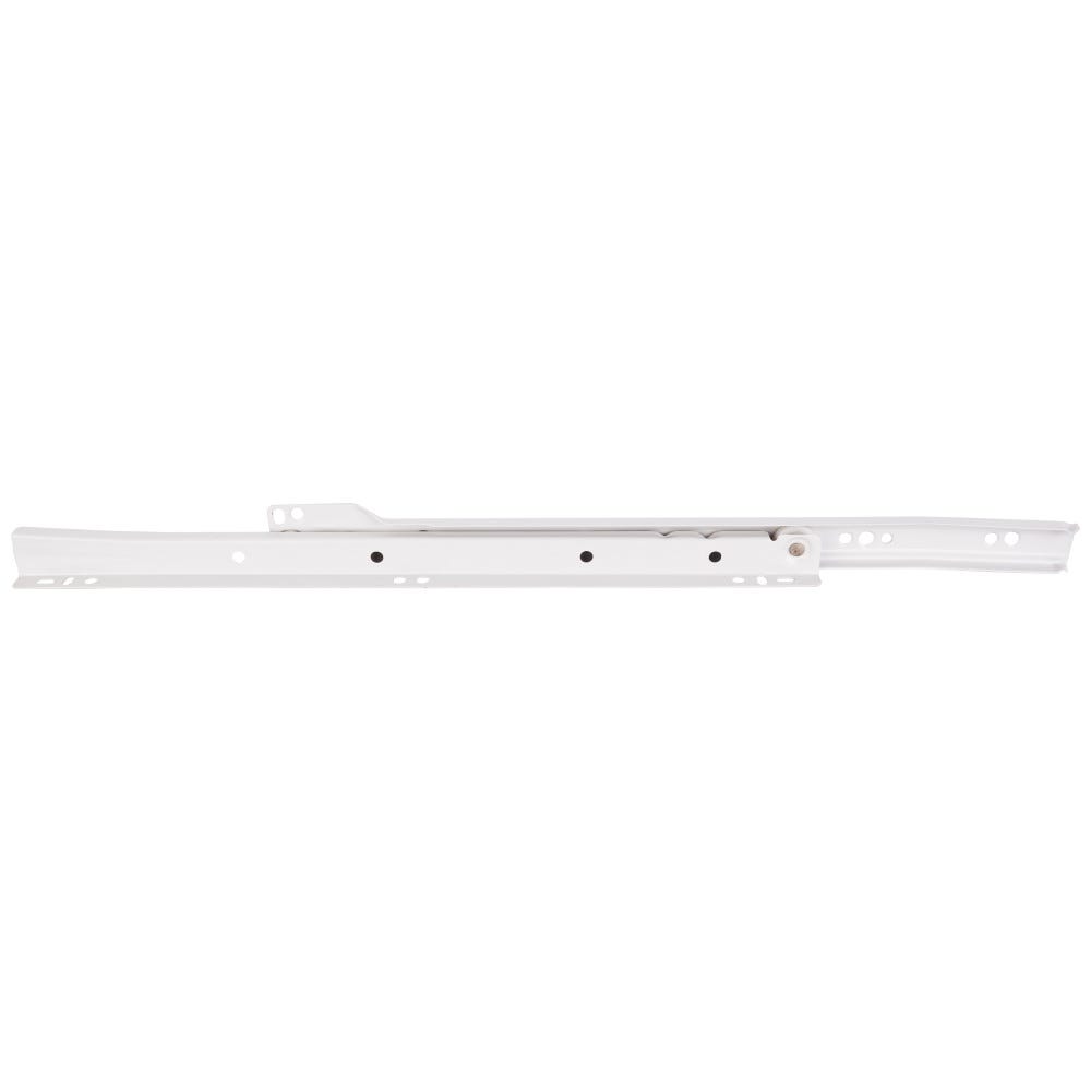 18" Cream White Self-Closing Slide Cabinet Right, functional hardware in a modern cream finish