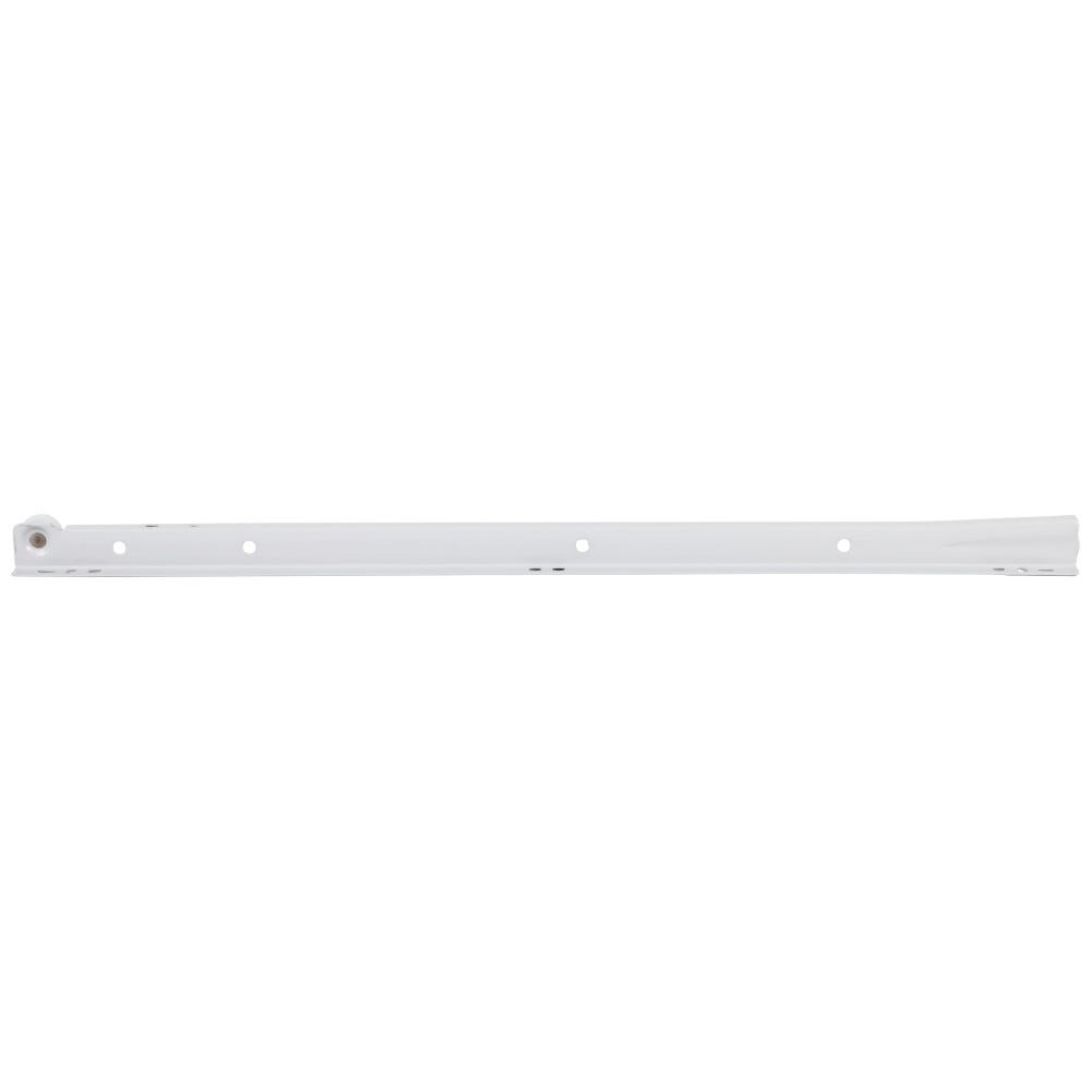 18" Cream White Self-Closing Slide Drawer Right - functional hardware in cream white finish