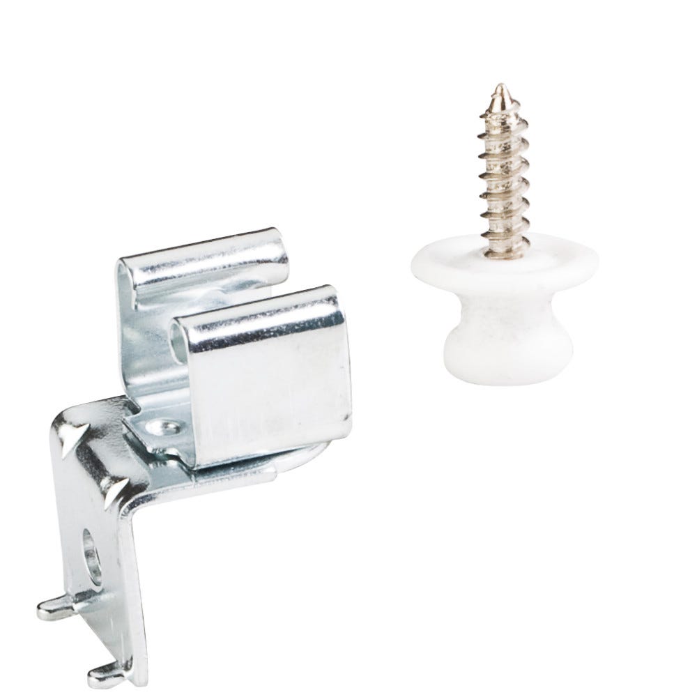 Button Catch, L Mount in Zinc Receiver finish, durable zinc material
