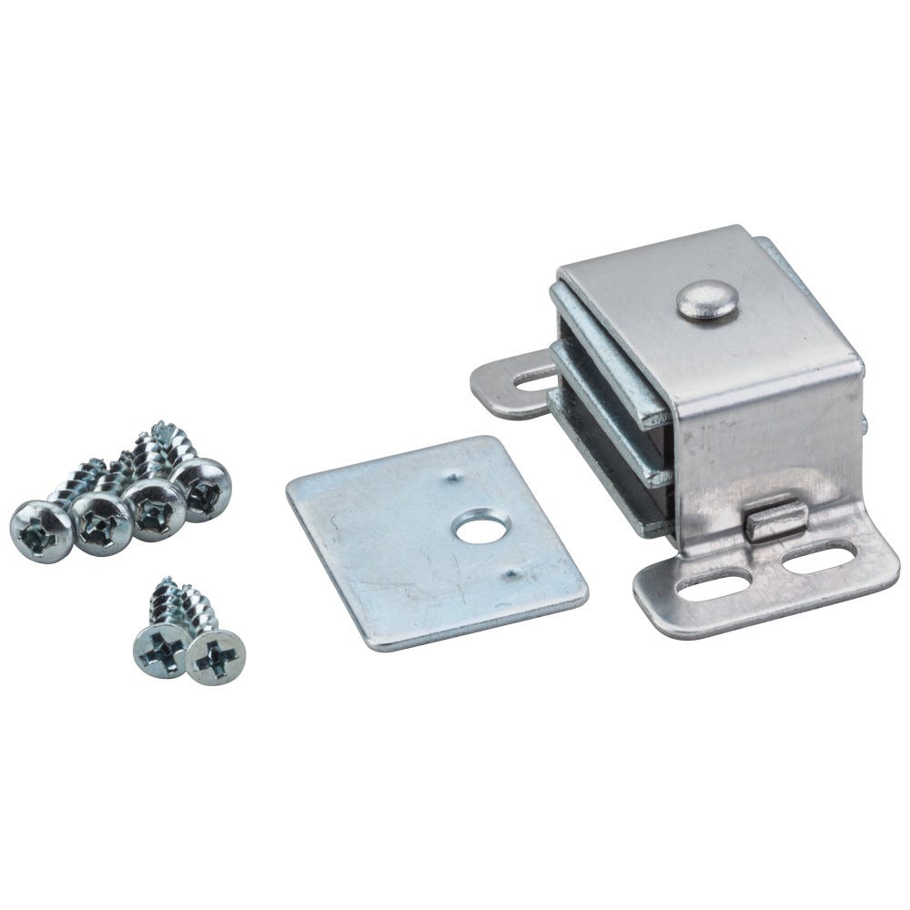Heavy Duty 8 lb Magnetic Catch in durable finish, ideal for secure cabinet closure, made by Hardware Resources