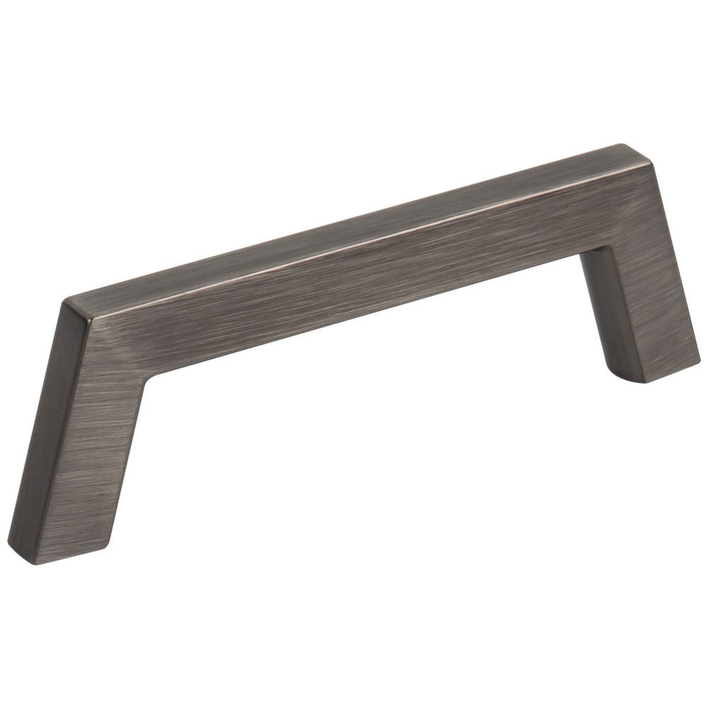 4-7/16" Ivan Cabinet Pull in Matte Black finish, decorative hardware for kitchen and bathroom cabinetry