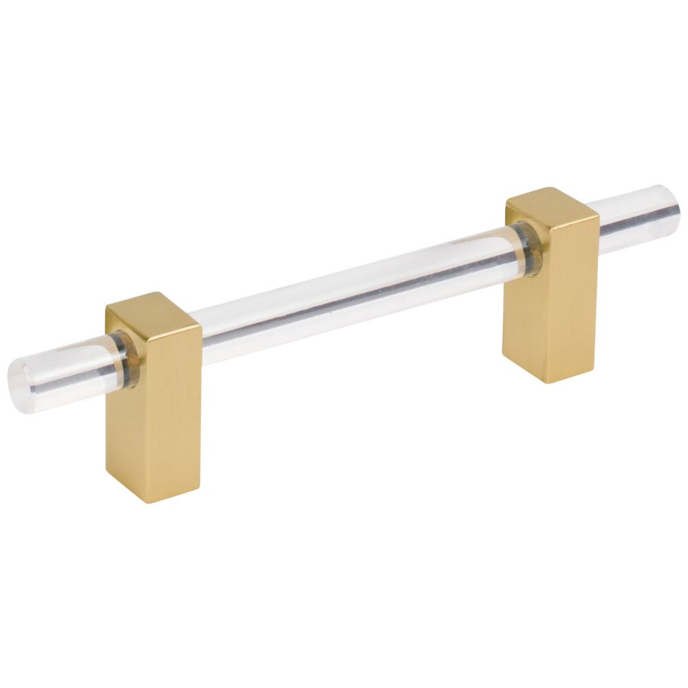 Spencer 6-1/8" Cabinet Pull in Matte Black finish, decorative hardware for cabinets