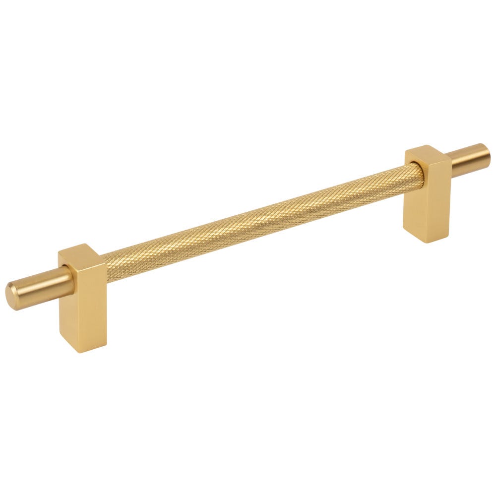 8-11/16" Overall Length Knurled (Center) Cabinet Pull