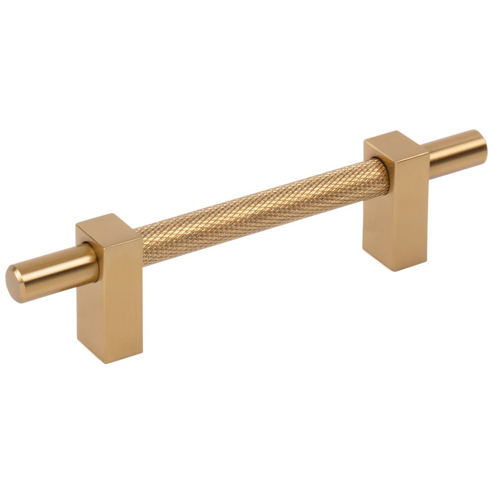 6-1/8" Overall Length Knurled (Center) Cabinet Pull