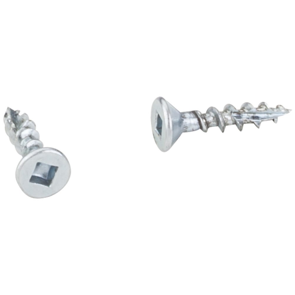 #5 X 5/8" Coarse Thread Flat Head Screw, Square Drive With Type 17